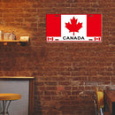 Home Weatherproof Retro Chic Flag Sign Iron Painting Wall Drawing Templates
