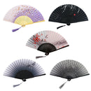Chinese Style Silk Folding Fan Party Ornaments Dance Hand Fans (Style 29)