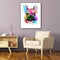 Painting By Numbers DIY Colorful Dog Canvas Oil Wall Art Picture Ornaments Kit