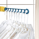 Punch Free 8 Holes Clothes Hanger Window Frame Drying Rack Balcony Laundry