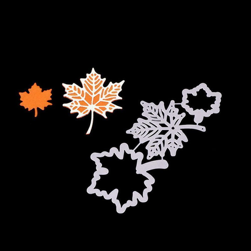 Maple Leaf Metal Cutting Dies Stencils Scrapbooking Embossing Craft Paper S7Q4