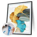 Oil Painting By Numbers Acrylic Handmade Gingko Leaves Digital Picture Art De
