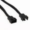4pcs 4Pin PWM to 3/4 Dual PWM Computer Case Fan Power Sleeves Adapter Cable L3EF
