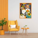 5D DIY Diamond Painting Kits Full Round Drill Fall Gnomes Mosaic Picture Decor