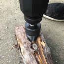 3pcs Firewood Splitter Adapter Rod Split Cone Drill Bit Woodworking Tools