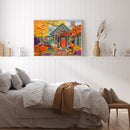 Autumn Courtyard Dog 5D DIY Diamond Painting Kits Full Round Drill Wall Decor