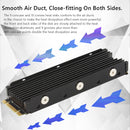 JEYI M.2 NVME NGFF 2280 SSD Heatsink Computer Cooling Thermal Pad (Black) Newly