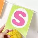 Flag Paper Banner Party Supplies Happy Easter Easter Decor Banner Easter Flag