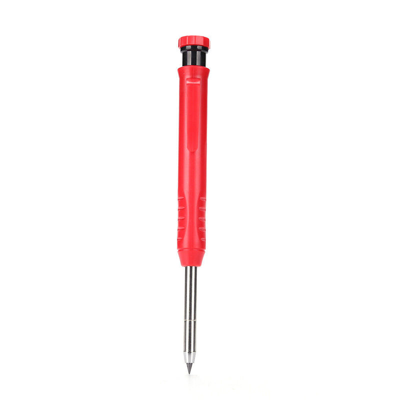 Solid Carpenter Pencil with Refill Leads Woodwork Marker (Red Black Yellow)