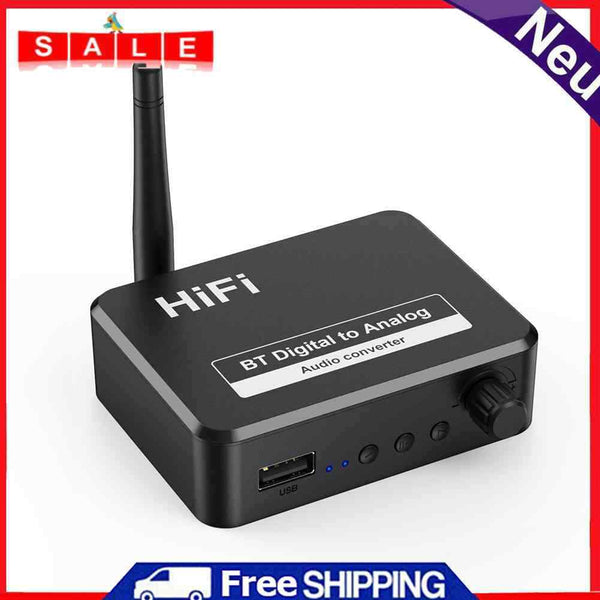 HiFi Sound Digital to Analog Audio Converter Bluetooth - Compatible 5.1 Receiver