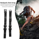 Adjustable Backpack Chest Harness Strap Non-Slip Backpack Straps (Black) Newly