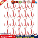 20pcs Barbed Crank Sharp Fishing Hooks Pesca Tackle with 3 Anchors Newly