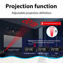 Vibrating Projection Wake Up Desktop Table Alarm Clocks with Snooze USB Ports