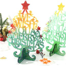 Transparent Epoxy Xmas Tree Christmas Mold Silicone  Mould Merry Christmas