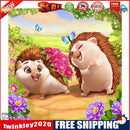 5D DIY Full Round Drill Diamond Painting Hedgehog Pattern of Cartoon Series
