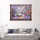 Christmas Snow Carriage  5D Diamond DIY Painting Craft Kit Home Decor