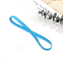 Elastic Sweatbands Pure Anti-slip Football Sport Running Headband (Blue) Newly