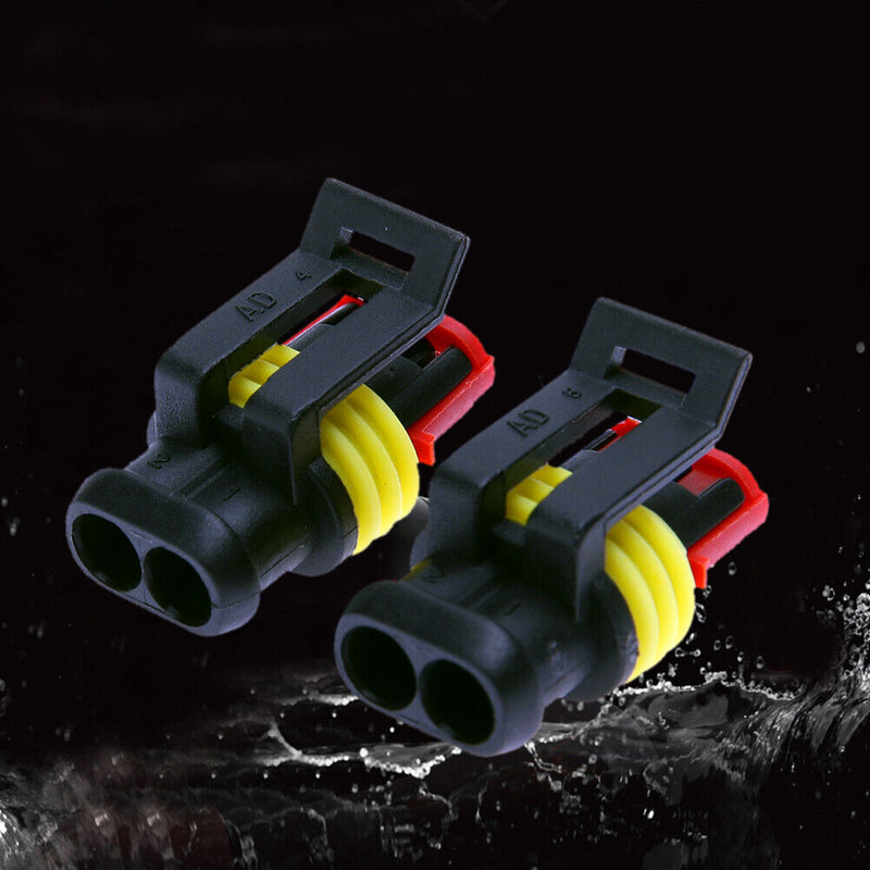 10 Sets Kit Gasket Waterproof Male for Automobiles IP65 Male Plug Aut