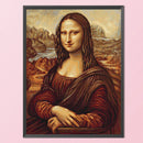 Full Cross Stitch 11CT Mona Lisa Counted DIY Cotton Thread Wall Art Embroidery