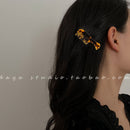 Bangs Duckbill Clip Acetate Hair Clip Comb Shape Hairpin Frosted Hair Edge Clip