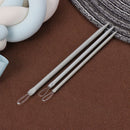 Knitter Crochet Hook Nylon Wire Yarn Sewing Needles Knitting Needles Big Eye