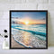 Canvas Paint By Numbers Seaside Sunset Oil Hand Painted Drawing Kit Home De