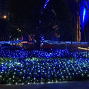 LED Net Fairy Lights Home Wedding Party Christmas Decor (Blue Light EU) Newly