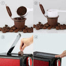 4PCS Refillable Reusable Coffee Filter Capsules Pods T2X9 Hot For Nespresso L9U2