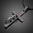 Classic Cross Rings Pendant Necklace Boy Girl Jewelry Unisex