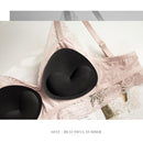 1 Pair Women Bikini Push Up Sponge Bra Pad Breathable Chest Pad (Black)