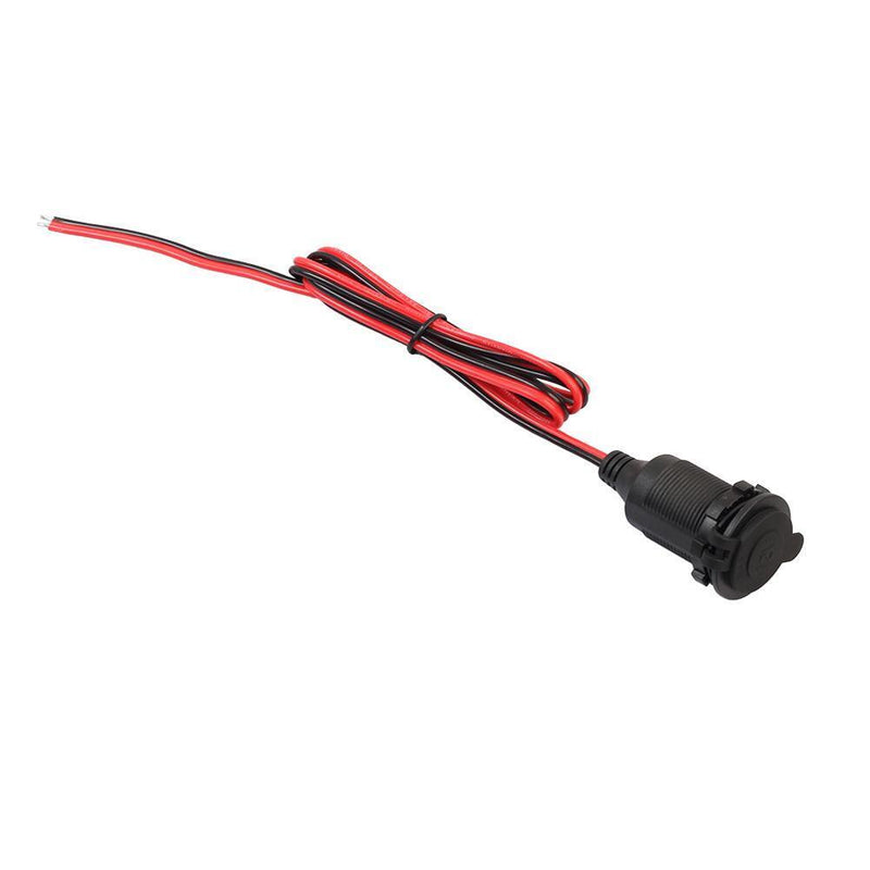 12/24V DC Female Car Cigar Cigarette Lighter Socket Plug Connector Adapter