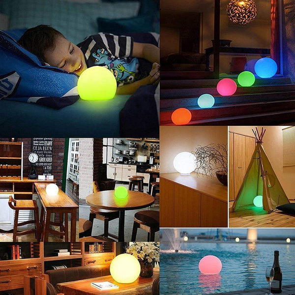 LED Glowing Ball Inflatable Water Wave Waterproof Ball Pool For Swimming B6A8