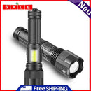 6 Speed Powerful LED Flashlight XHP70 COB Torch Rechargeable