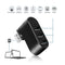 USB3.0 Hub Adapter Rotate High Speed U Disk Reader Splitter 3-Port (Black)