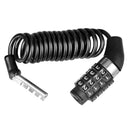 Bicycle Helmet Backpack Lock 4 Digit Combination Steel Wire Cable Lock Newly