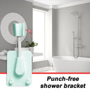Bathroom Wall Mounted Hand Shower Head Adjustable Holder Bracket (Green) Newly