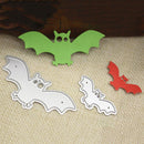 2PCS Halloween Bat Carbon Steel Metal Punching Molds Stencils DIY Paper
