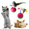 Pet Cat Toys Plush Mouse Kitten Plastic Playing Balls Funny Pets Supplies