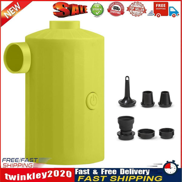 3600mAh Electric Mini Pump Power Bank for Inflatable Beds Mattress (Green) Newly