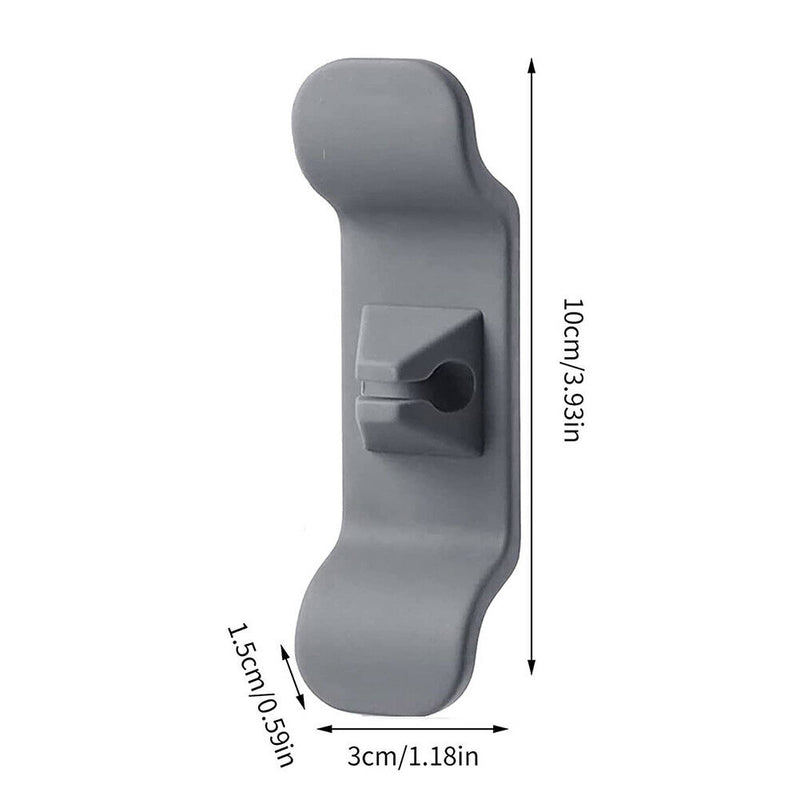Kitchen Storage Attachment Cable Holder Clip Cord Wrapper Organizer (Grey) Newly