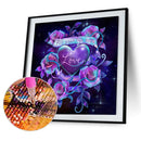 Full Drill Round Diamond Painting Art Abstract Love Mosaic Drawing Picture Kit