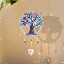 Point Drilling Crystal Ornament Wind Chime Pendant Outdoor Indoor DIY Decor