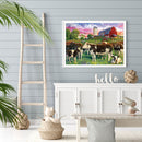 Farm Cow DIY Diamond Painting Kits Full Round Drill Home Wall Decor Art Craft