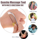Gua Sha 304Stainless Steel Plate Board Scraper Loose Muscle Body Massage Therap`