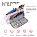 Large Capacity Pouch Holder-Pencil Case Linen Cosmetic Bag with Zipper Newly