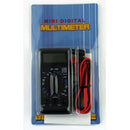Mini DMM Digital Multi Meter OHM Test Voltmeter Ammeter with Buzzer (Blue)