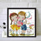 Partial Embroidery DIY Stamped Canvas 14CT Our Love Needlework Sets Home Decor