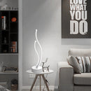 LED Table Lamp Modern Decorative Curved Bedside Light for Home Bedroom Part
