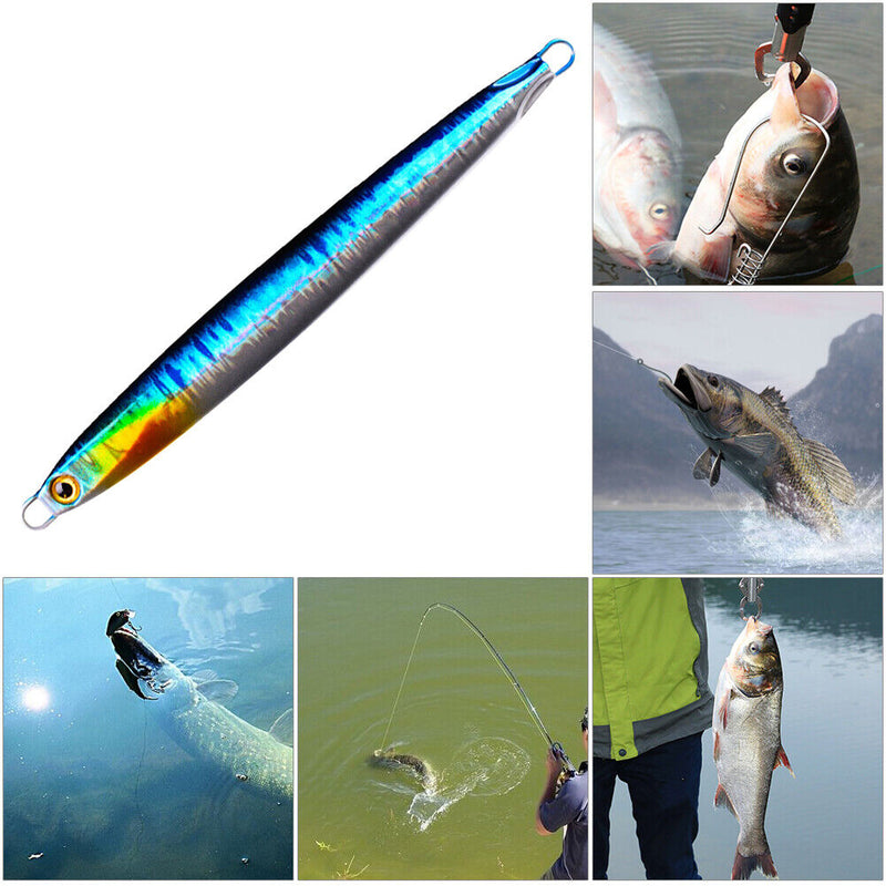 40g Hard Metal Lead Casting Jig Fishing Lure Jigging Luminous Artificial Baits