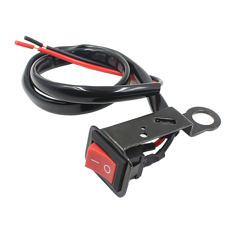 Flameout Switch With Fixed Wiring Harness for Motorcycle Electromobile Newly